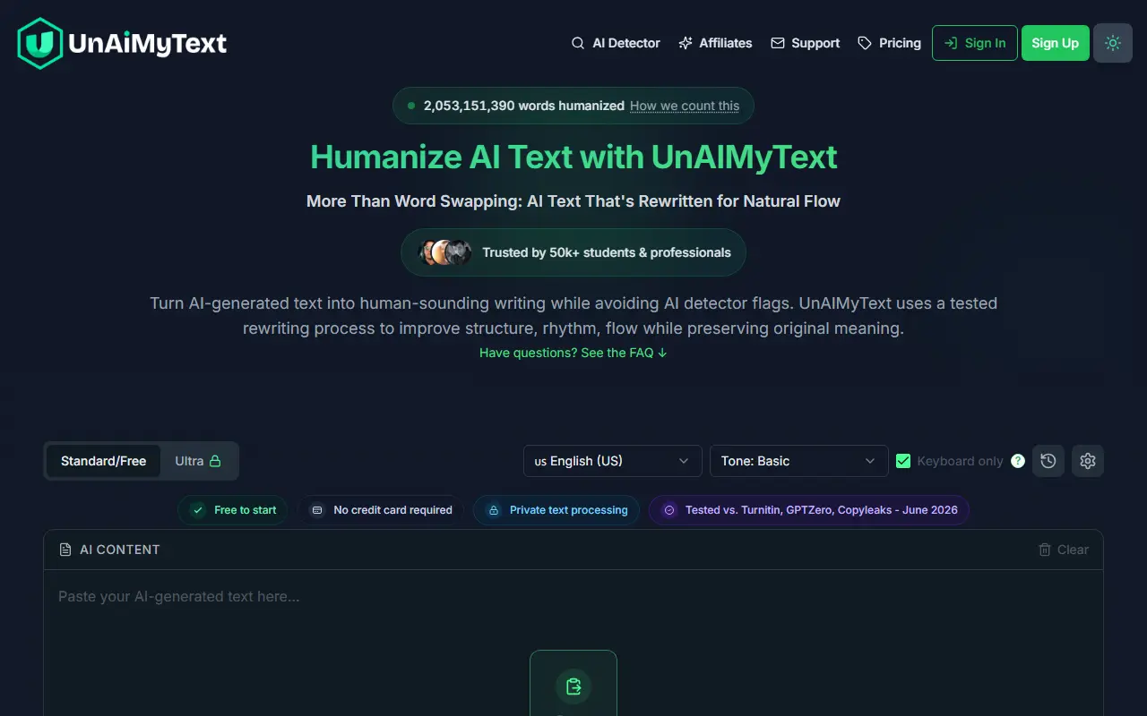 UnAIMyText