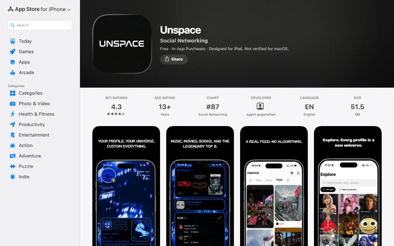 unspace