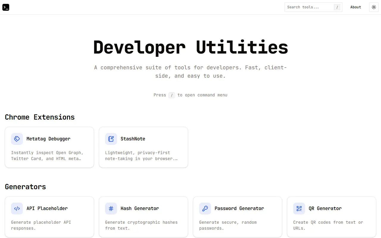 utilsfor.dev