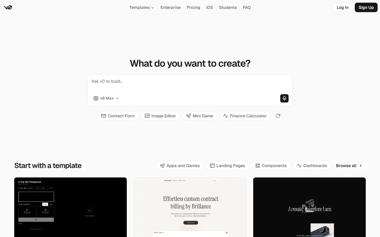 v0.app by Vercel