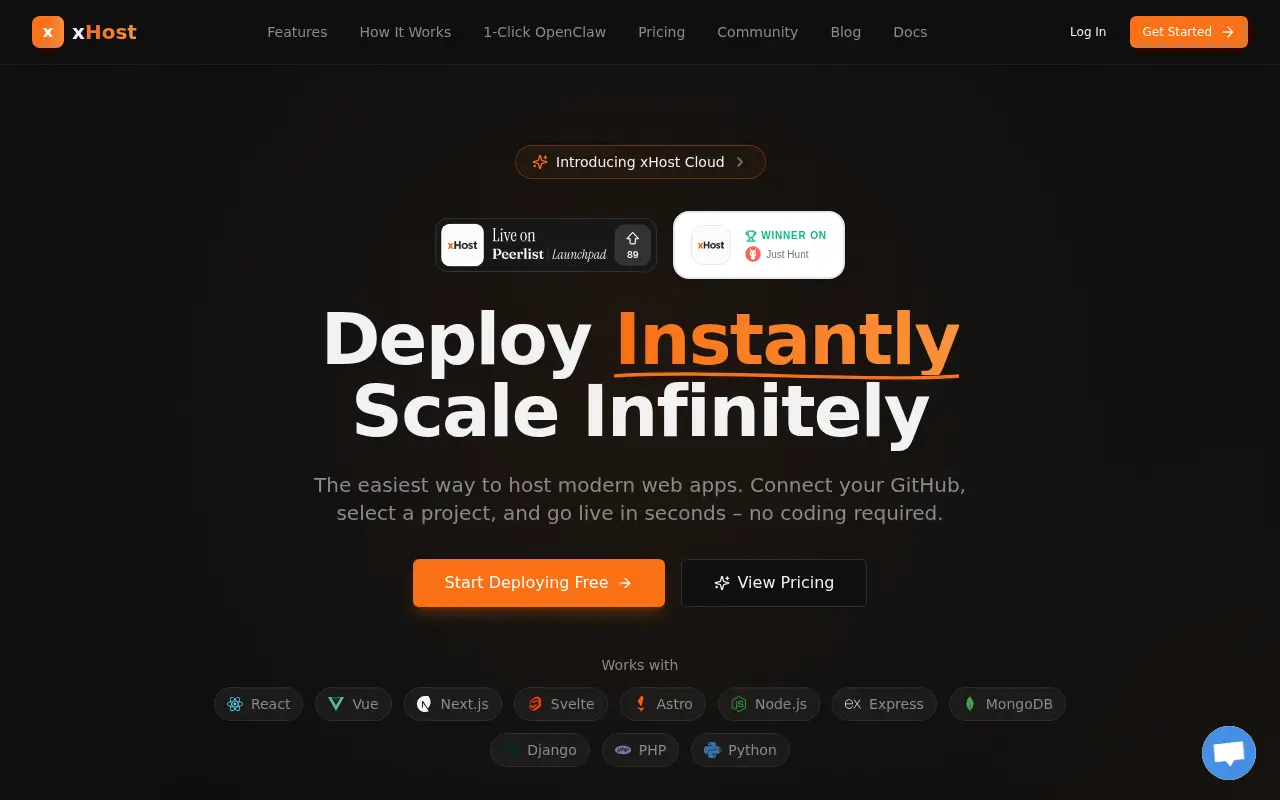 vercel clone - cloud hosting