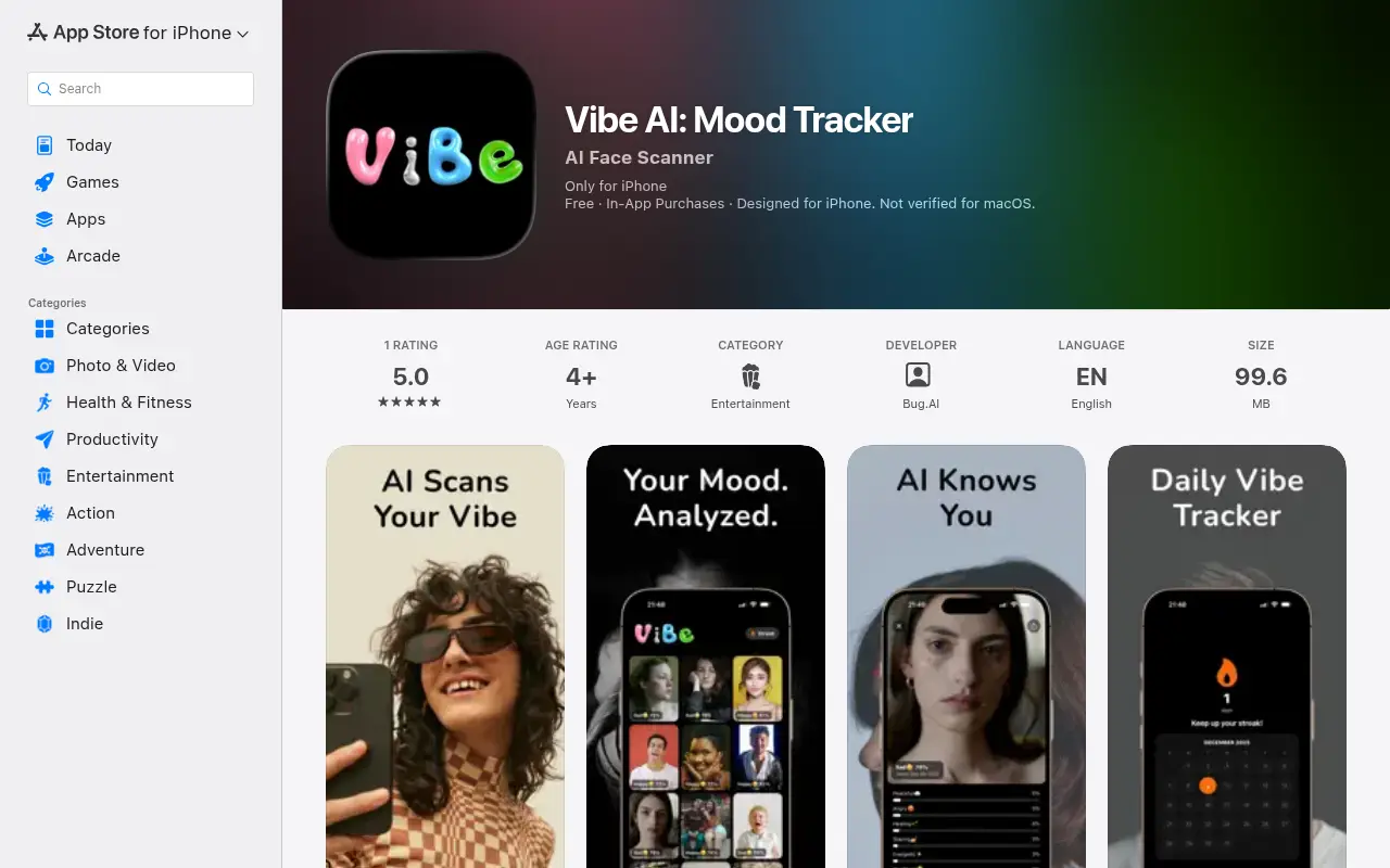 Vibe AI: Mood Scanner