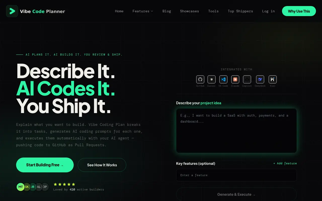 Vibe Code Planner