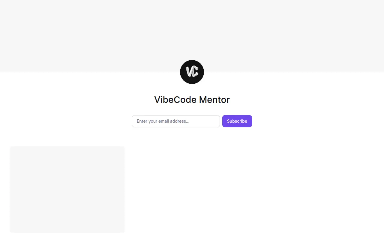 VibeCode Mentor