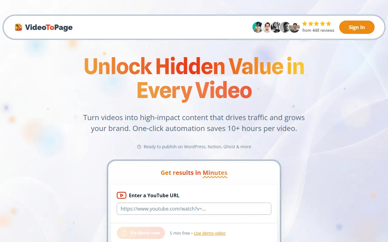 VideoToPage