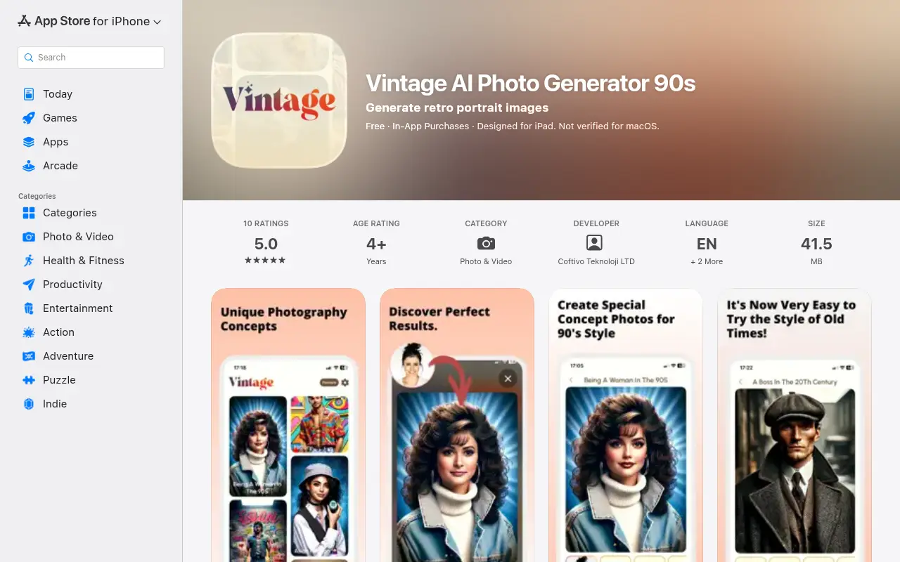 Vintage AI Photo GenVintage AI Photo Generator