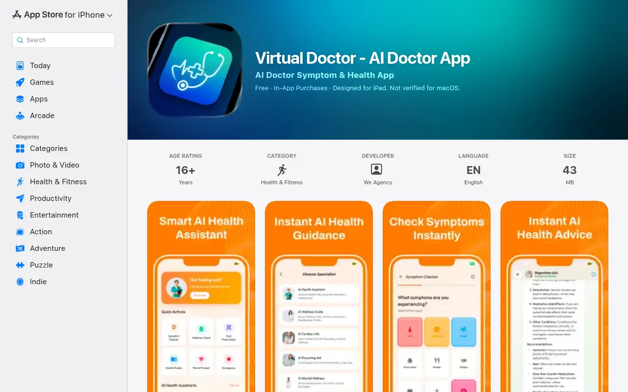 Virtual Doctor - AI Doctor App