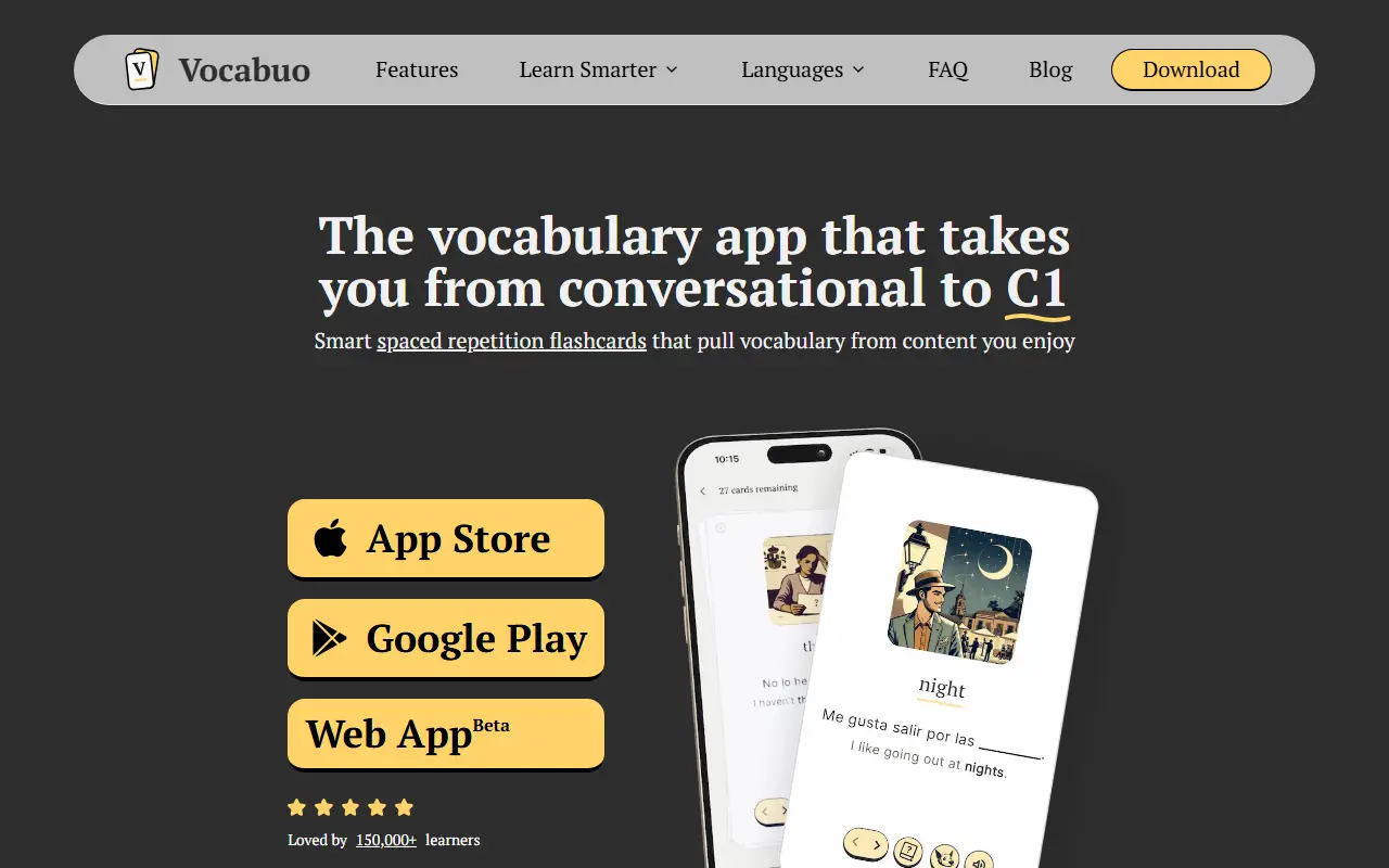 Vocabuo - The vocabulary app