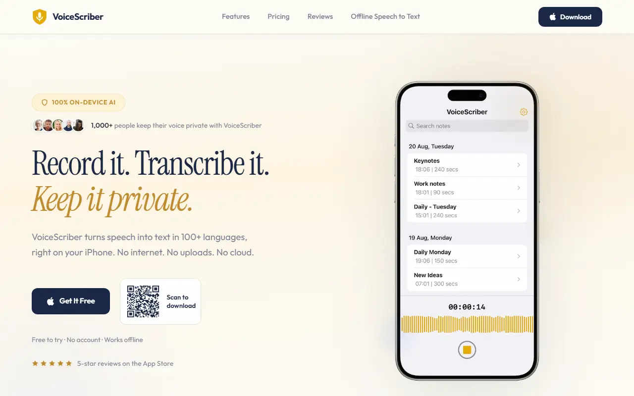 VoiceScriber AI