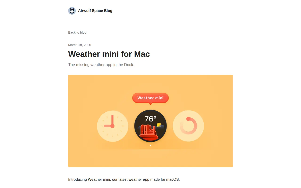 Weather mini 3