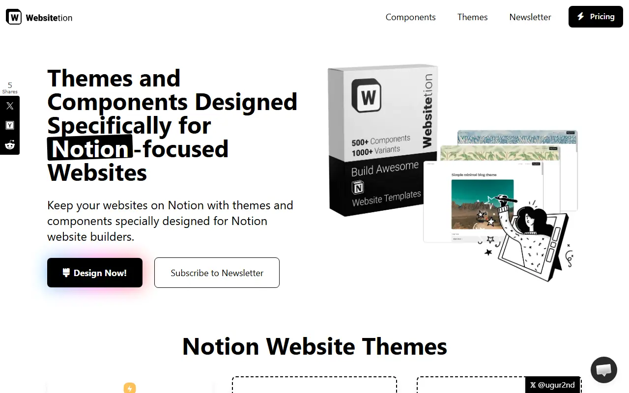 Websitetion Components