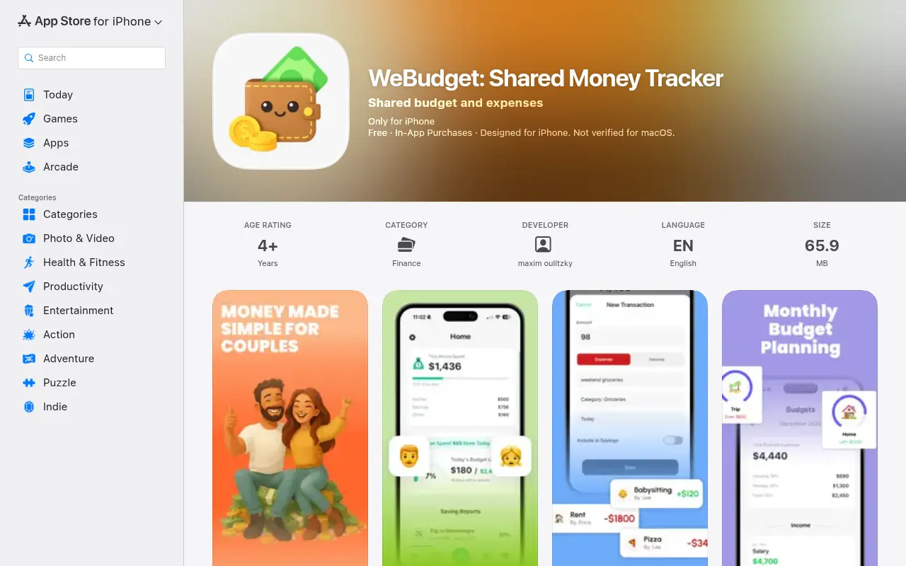 WeBudget