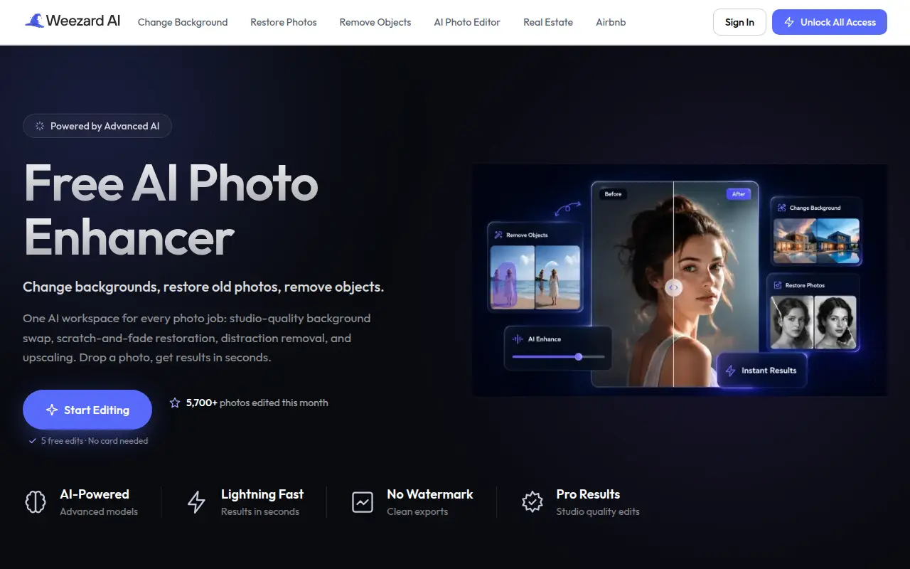 Weezard - AI Photo Editor