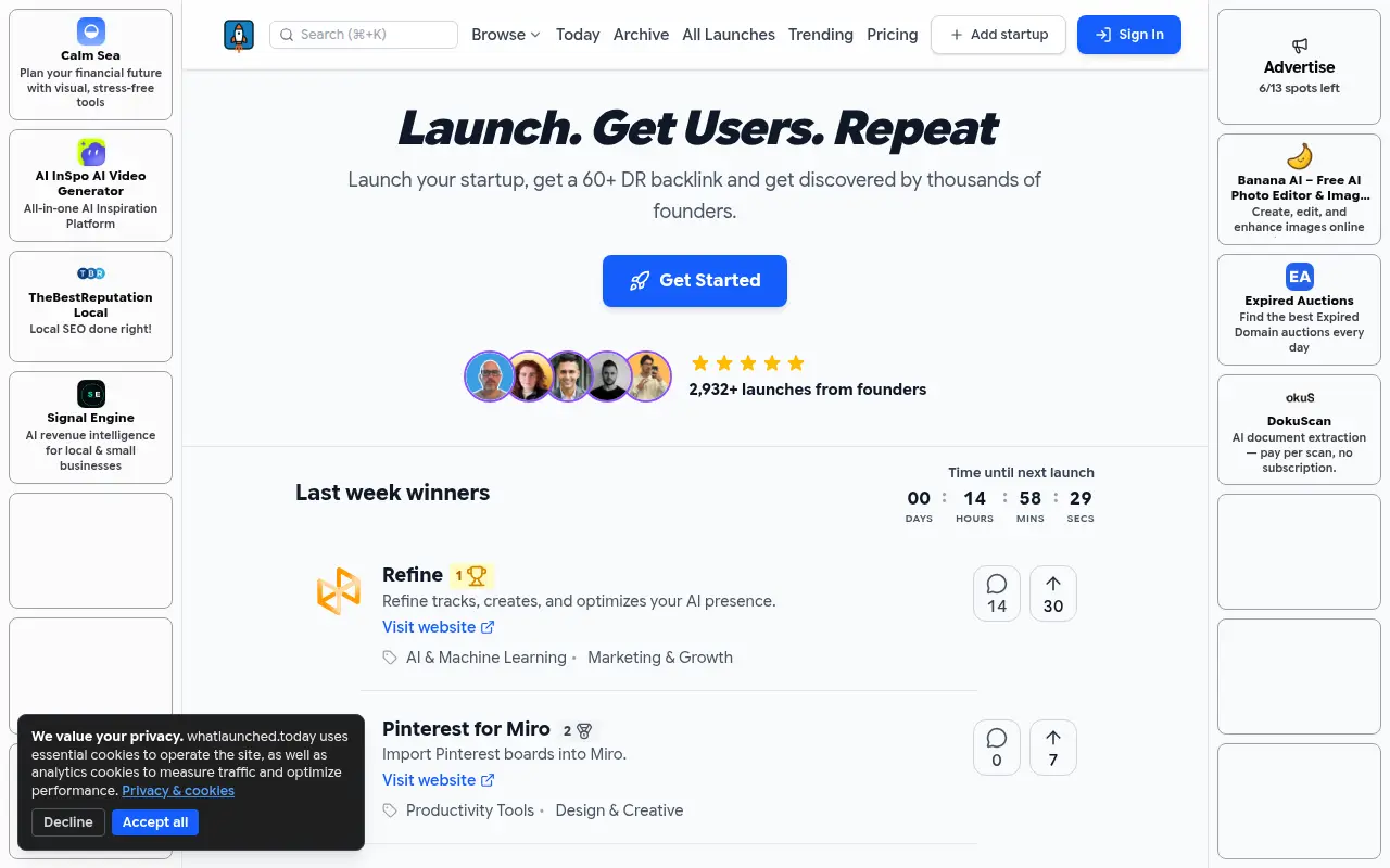 Whatlaunchedtoday