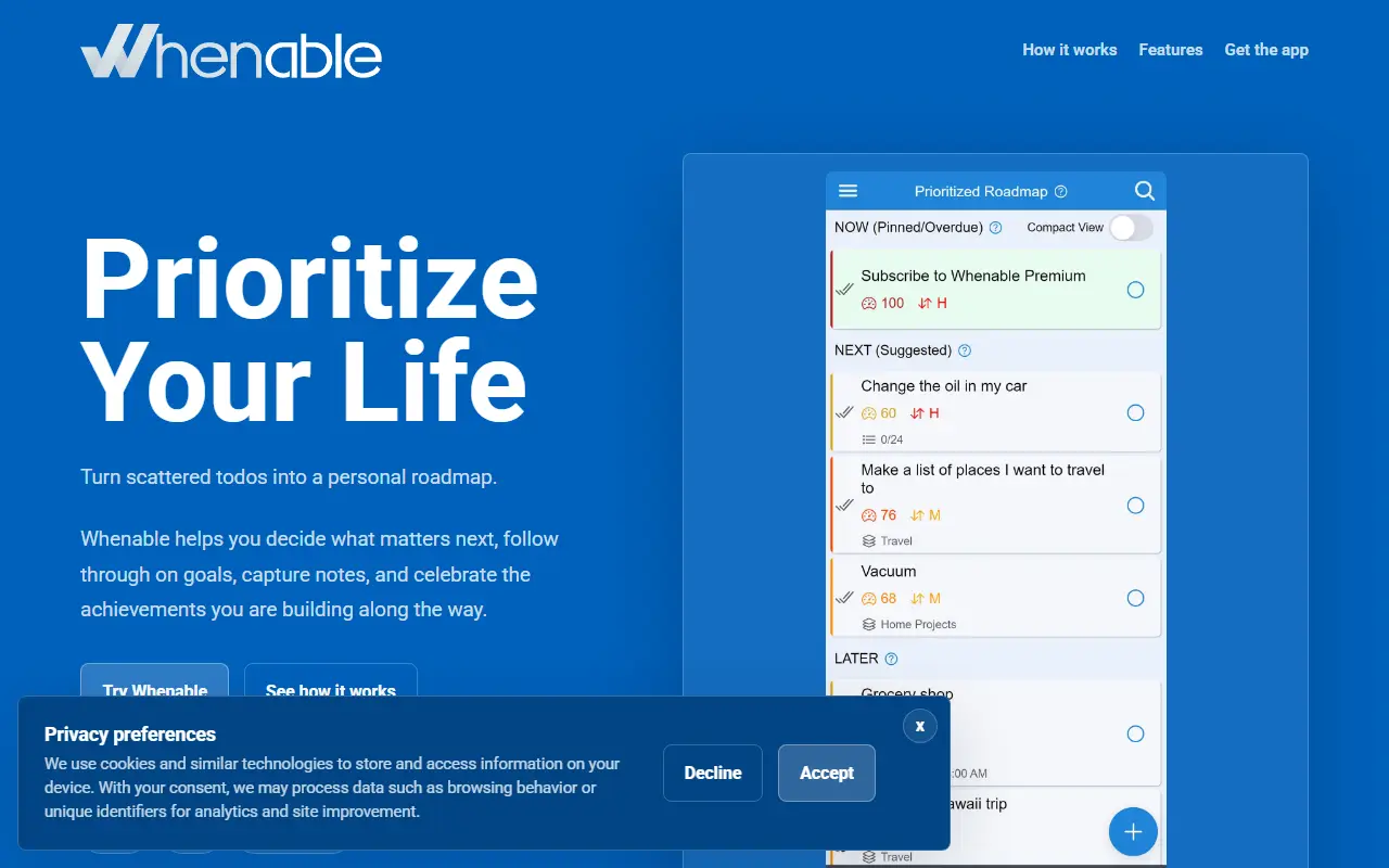 Whenable