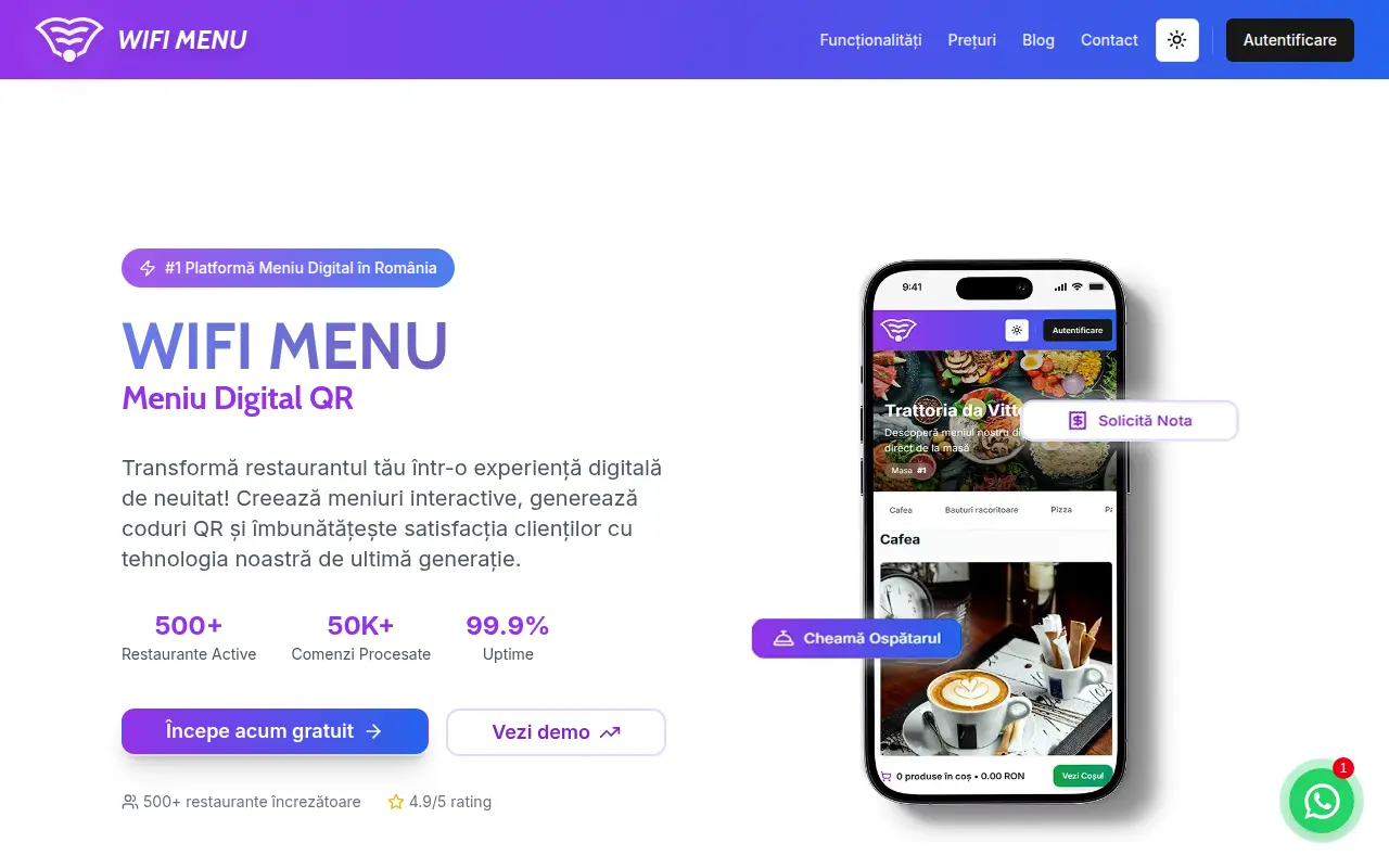 Wifi Menu