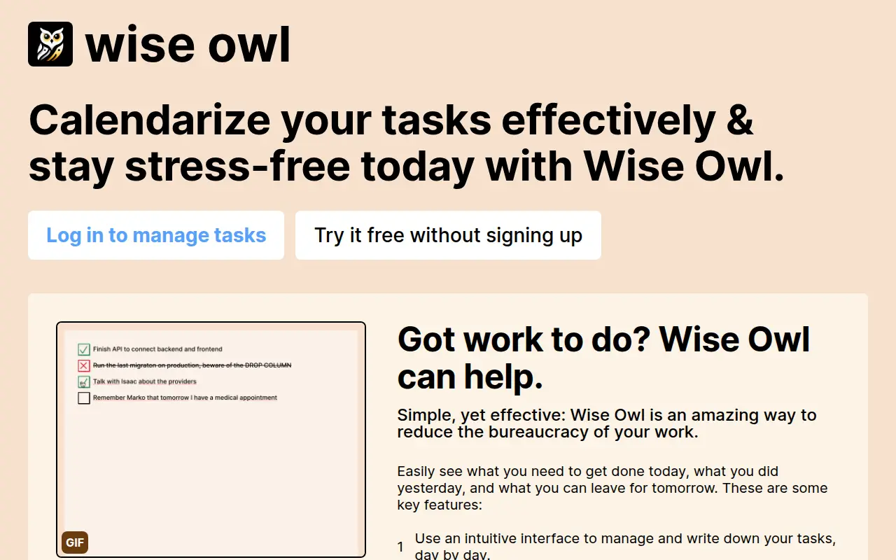 Wise owl