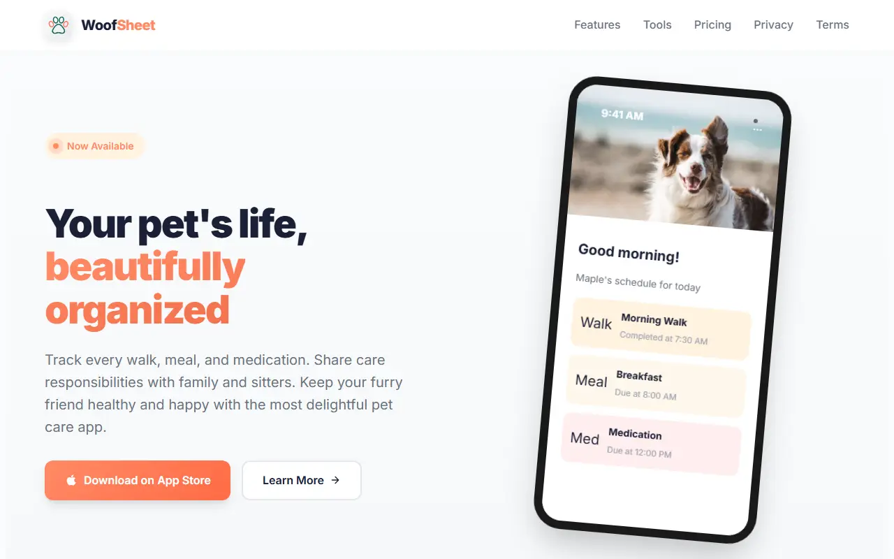 WoofSheet