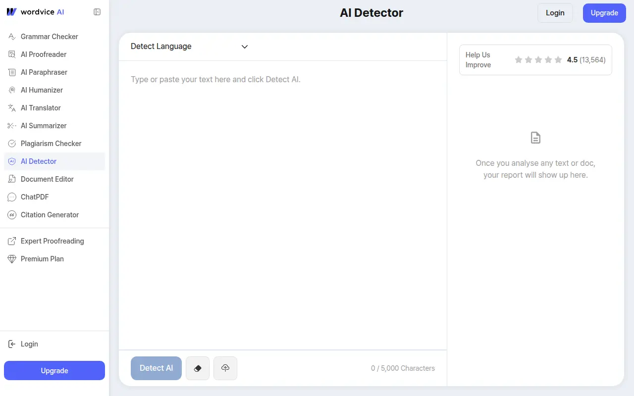 Wordvice AI Detector