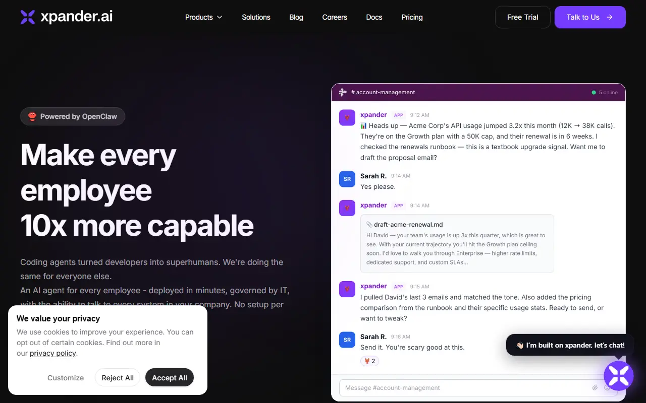xpander.ai | Slack-native agents