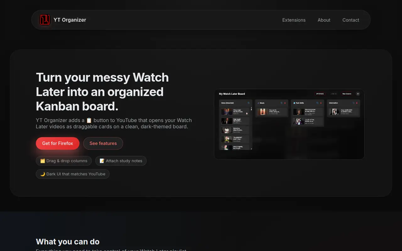 YT Organizer