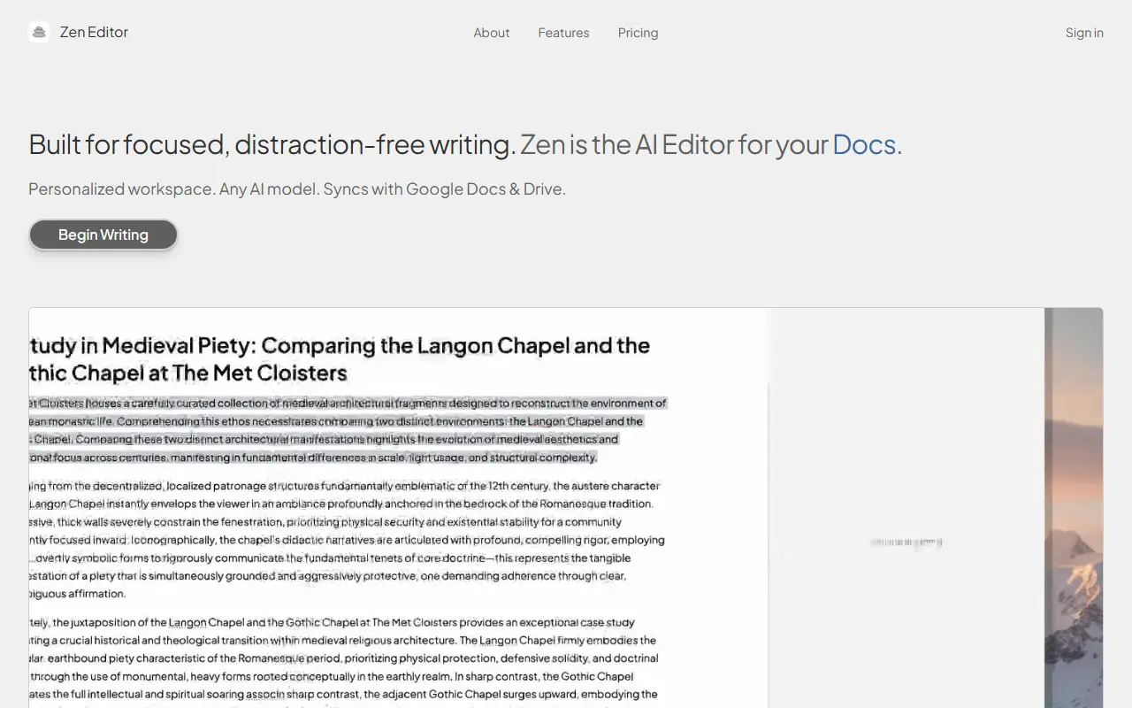 Zen Editor