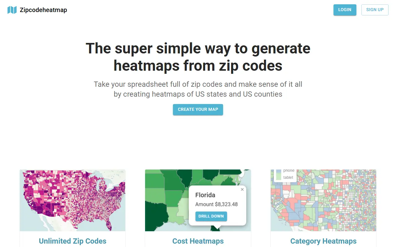 Zipcode Heat Map